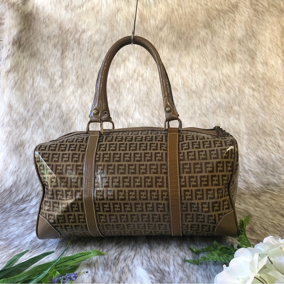 Fendi Zucca Boston Bag - Picture 2 of 16
